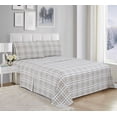 thumbnail image 1 of Snow Cap 4 Piece Cotton Flannel Sheet Set, 1 of 3