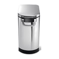 thumbnail image 4 of Simplehuman Contenant de Rangement pour Nourriture pour Animaux de Compagnie de 30 Litres, Grand, en Acier Inoxydable Brossé pour Nourriture pour Chien, Nourriture pour Chat et Nourriture pour Oiseaux, 4 of 5
