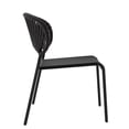thumbnail image 4 of Chaise empilable extérieure en acier Elora HOMETRENDS, noir, 4 of 9
