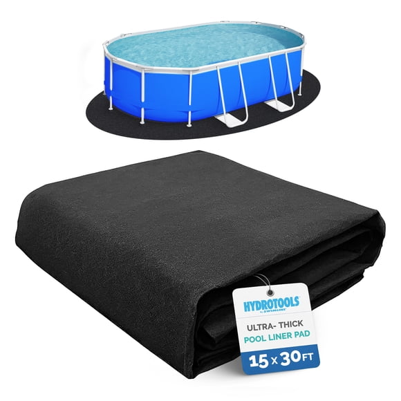 Swimline Hydrotools Tapis de Protection Ovale pour Piscine hors Terre, Tapis Protecteur de Piscine, 15 x 30 Pi