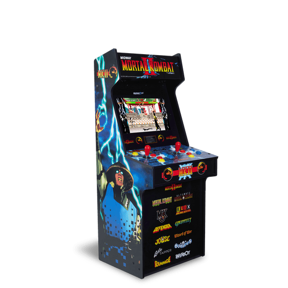 Arcade1Up Mortal Kombat II Classic SE Arcade Machine – 4-Foot Cabinet, 13 Classic Video Games, 15.6” IPS Display, Easy Assembly, Perfect for Home Gaming