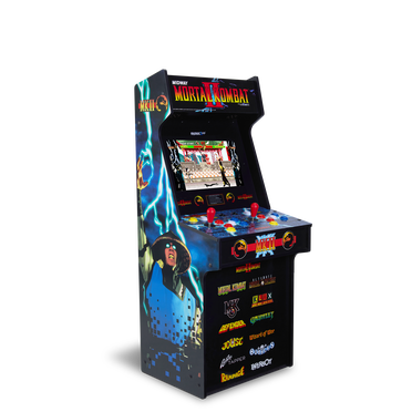 Arcade1Up Mortal Kombat II Classic SE Arcade Machine – 4-Foot Cabinet, 13 Classic Video Games, 15.6” IPS Display, Easy Assembly, Perfect for Home Gaming