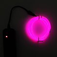 thumbnail image 3 of Flexible LED Light EL Wire String Strip Rope Glow Decor Neon Lamp USB Controlle, 3 of 9
