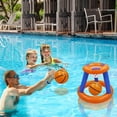 thumbnail image 3 of Outdoor Toys Pool Basketball Stand Set for Water Games Ideal for Competitive Shooting Summer Featuring Inflatable Stand for Outdoor Use, 3 of 4