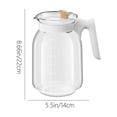 thumbnail image 3 of Matoen12 Glass Water Pitcher Large Capacity Pitcher Tea Pitcher Cold Brew Water Bottle Chilled Water Dispenser, 3 of 6