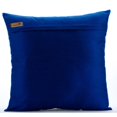 thumbnail image 3 of The HomeCentric Pillow Case Covers, Pack of 2, 12x12 Inches Square Decorative Throw Pillow Cover In Royal Blue Color Silk Fabric Pillow Cover With Sequins Embroidery Easter - Tulipomania, 3 of 3