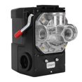 thumbnail image 3 of Air Compressor Regulator, Convenient Stable G1/4" Durable 220V Practical Horizontal Type, 10 A For 75~120Psi Air Compressor Fbang-Four Holes 5.5~8Kg/C㎡, 3 of 8