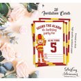 thumbnail image 5 of Darling Souvenir White Birthday Invitation Card 28 Pcs Fill or Write In Blank Invites Printable Party Supplies 5 x 7 Inches, 5 of 5