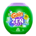 thumbnail image 2 of Gain Super Flings Pacs de Détergent à Lessive, Parfum Rêve de Goutte de Rosée, Pacs de Savon à Lessive Détergent de Lavage Irrésistiblement Propres et Frais, 25 Unités, 2 of 16