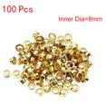 thumbnail image 1 of LSLJS 100 Pcs 8mm Titanium Eyelets Washer Leather DIY Shoes Cloth Repair Grommet, Home Accessories, 1 of 2