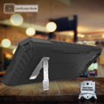 thumbnail image 4 of Case with Clip for iPhone 8 Plus, Black Tri-Shield Rugged Cover and Belt Hip Holster [Kickstand + Card Wallet Slot + Strap] for Apple iPhone 8 Plus, iPhone 7 Plus, 4 of 7