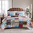 thumbnail image 3 of Greenland Home 3 Piece Bohemian Dream Quilt Set, King, 3 of 4