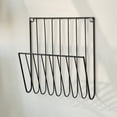 thumbnail image 3 of Iron Wall Mounted Book and Newspaper Rack, Storage Shelf for Bedroom, Study and Living Room, Space Saving Organizer for Magazines, Books and Documents, 3 of 7