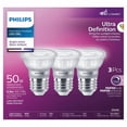 thumbnail image 3 of PHILIPS 4.4W 50W PAR16 Medium Base Ultra High Definition Bright White Dimmable LED Light Bulbs - 3 Pack, 3 of 6