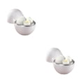 thumbnail image 4 of relayinert Breakfast Routine Microwave Egg Cooker Lightweight And Portable Eggs Steamer 2Set, 4 of 6