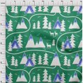 thumbnail image 4 of oneOone Polyester Lycra Green Fabric Mountain Pattern Fabric For Sewing Printed Craft Fabric By The Yard 56 Inch Wide, 4 of 5