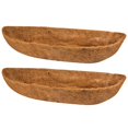 thumbnail image 2 of 2x Trough Shaped Coco Liners for Garden Inserts Replacement Liner Flower Pot 36 inch, 2 of 8