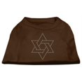 thumbnail image 1 of Étoile de David Chemise en Strass Brun Med (12), 1 of 1
