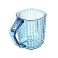 thumbnail image 2 of ABPWLY High Grade Transparent Imitation Crystal Toothbrush Cup with Holder for Bathroom Counter Hotel Style Modern Design, 2 of 5