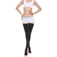 thumbnail image 3 of maskred Soft And Comfortable Tights High Stocking Stretchy Warm Fashionable Easy To Wear Nylon Compression Stockings Open Toe-black XXL 1Set, 3 of 6