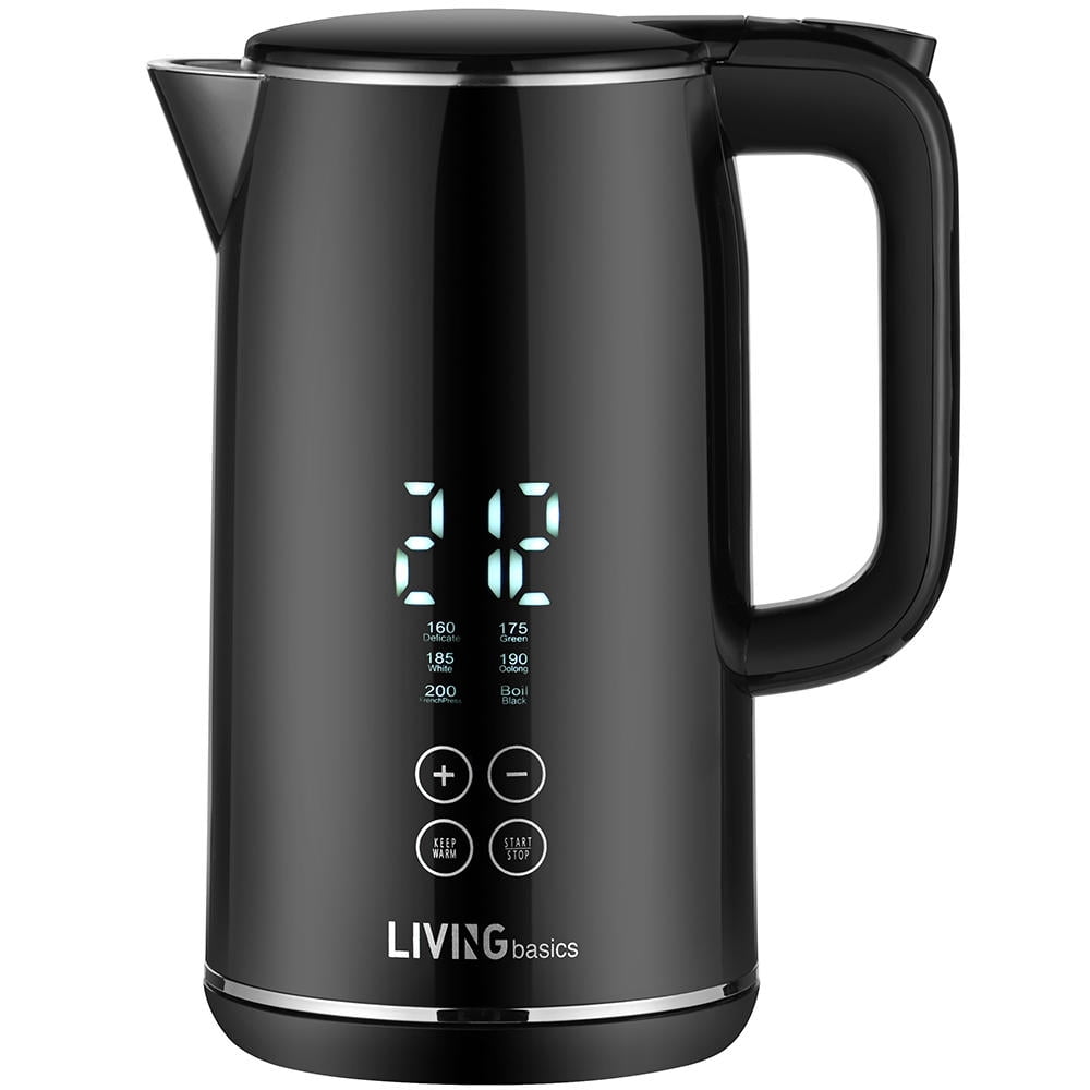 Smart Temp Digital Electric Kettle, 1.7L 1500W Water Boiler Tea Kettle with 6 Presets and LED Temperature Display, Auto Shutoff and Boil-Dry Protection