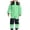 AA-Mint Green, variant on QATAINLAV Snow Suit for Kids Girls Boys One Piece Snowsuit Waterproof Windproof Winter Outdoor Overalls Snowboarding Ski Suits, Silver, 80
