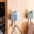 thumbnail image 4 of Oleegame 2PC Spoon And Lid Rest Cute Hooks Powerful Punch Hanging Hook Hook Animals Gray, 4 of 4