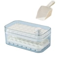thumbnail image 3 of Ice Cube Tray with Lid and Bin, Double-layer 64 Pcs Ice Cube Mold Easy Release, Ice Cube Maker Mold for Freezer with Ice Shovel, 3 of 3