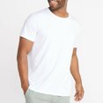 thumbnail image 4 of 3-6 Pack Men's 100% Cotton Tagless Crew Neck T-Shirt Undershirt Tee, 4 of 10