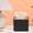 Black, variant on Plastic Tissue Box with Flip Top, Spacious Storage for Living Room, 4.33 x 3.74 x 3.74 in, Stylish and Practical Home Decor