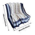 thumbnail image 4 of Foulard à Franges Imprimée Bohème Châle Léger pour Style Quotidien et Confort Saisonnier, 4 of 4