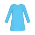 thumbnail image 2 of Robe Fille Noël Père Noël Rayée Bleue Coton 5 Ans, 2 of 6