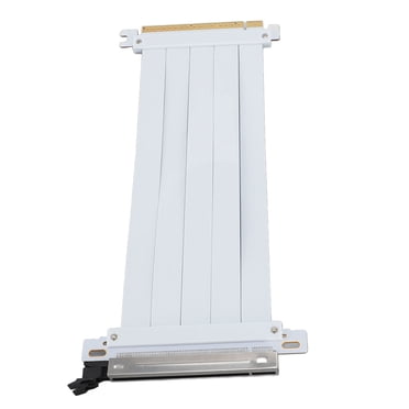 Câble Riser PCIE 5.0, Câble Riser GPU PCIE 5.0 X16 pour Carte Graphique, Port d'Extension de Carte Extensible Haute Vitesse 128 Gbps Flexible Compatible avec 4.0, 3.0, 2.0 et 1.0