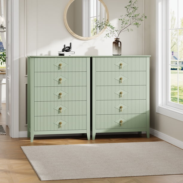 apple green dresser Amazon.com: FOTOSOK Green Dresser, 6 Drawer Dresser, Modern Tall Floor  Storage Cabinet with Metal Sliding Rail, Wooden Handleless Drawer Cabinet,  6-Layer Large Capacity Vertical Dressers for Home & Office : Home &