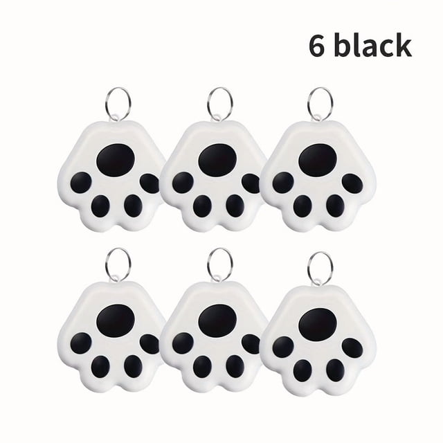 LEEYNEER 6pcs Item Loss Prevention Device Pet Locator Pet Tracking Device Suitable for IOS And Android Tracking Tools Suitable for Keys Wallets Pets Children to Prevent Loss And W