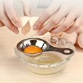 thumbnail image 4 of CNKOO 1pc Premium Stainless Steel Egg Yolk Separator for Restaurant Kitchen - Easy Egg Yolk Filter and Separation Tool  Perfect for Cooking and Baking  Durable and Easy to Clean  Baking E, 4 of 6