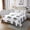 Grey, variant on Erosebridal Princess Bow Coverlet Set Queen, Romantic Heart Bedding Set, Cartoon Flower Decor, 3-Piece