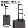 thumbnail image 4 of Halicool 20 Inch Expandable Carry On Luggage Airline Approved Hard Shell Suitcases with Wheels Lightweight Travel Luggage Carry On Suitcase for Woman Men-Grey, 4 of 8