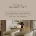 thumbnail image 4 of Maven Lane Hera Modern Wooden Console Table in Weathered Brown Finish, 4 of 6