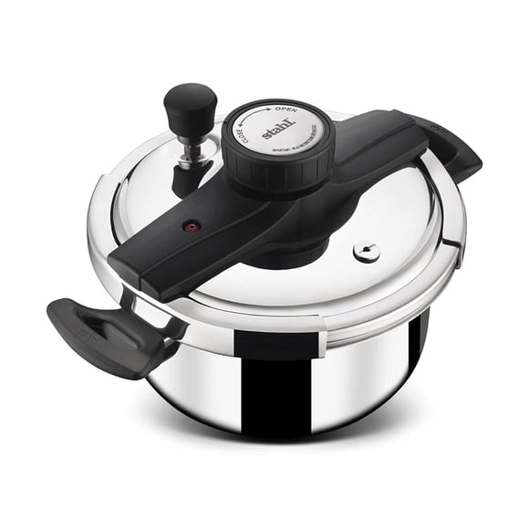 Versatil Triply Stainless Steel Pressure Cooker | Induction Cooker, Outer Lid Pressure Cooker 3 L