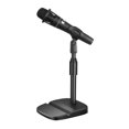 thumbnail image 1 of Upgraded Desktop Microphone Stand,  Mic Stand Desk Adjustable Prevent Slip Table Mic Holder with Phone Tablet Slot for Live Streaming Karaoke, 1 of 8