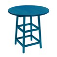 thumbnail image 1 of Capterra Casual 32" Round Table Top with 40" Legs - Pacific Blue, 1 of 2