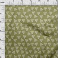 thumbnail image 3 of oneOone Velvet Olive Green Fabric Asian Block Craft Projects Decor Fabric Printed By The Yard 58 Inch Wide, 3 of 4