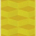thumbnail image 1 of Ahgly Company Machine Washable Indoor Square Transitional Yellow Area Rugs, 5' Square, 1 of 7