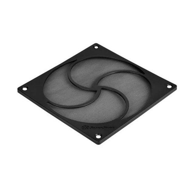 SilverStone Technologies FF125B 120 mm Size HiFlow Filter with Magnet, Black