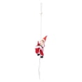 thumbnail image 2 of JJKBVCLO Novelty Climbing Santa Design: This Christmas Tree Ornament Features A Playful Santa Climbing On A Rope Adding A Whimsical And Unique To Your Holiday De Cor. The Funny, 2 of 6