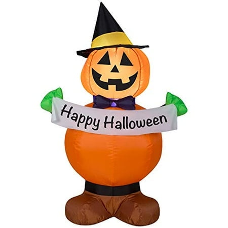 Halloween Inflatable Pumpkin Witch