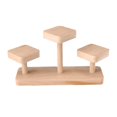 thumbnail image 2 of veasfak Wooden Display Riser Cupcakes Holder Showcase for Toys Action Figure Dessert B, 2 of 9