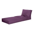 thumbnail image 2 of Gouchee Home Twist Brava Purple Bean Bag Chair – Water-Repellent Polyester Oxford Fabric with Polystyrene Bead Filling, Suitable for Adults and Teens, Convertible Seating for Living Room or Dorm, 2 of 9