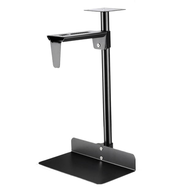 Miulika Support Mural et sous-Bureau pour CPU, Accessoire Robuste à Hauteur Réglable, Noir